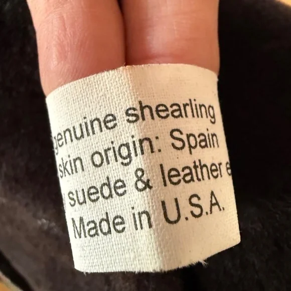 Authentic Overland Shearling Long Coat Coffee/Dark Brown - Picture 12 of 17